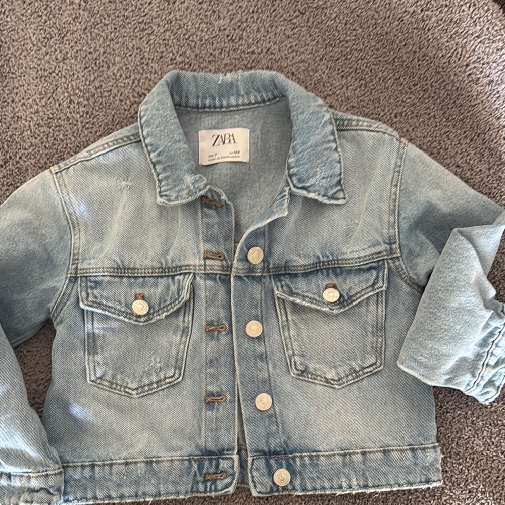 Zara Kids Blue Denim Jacket